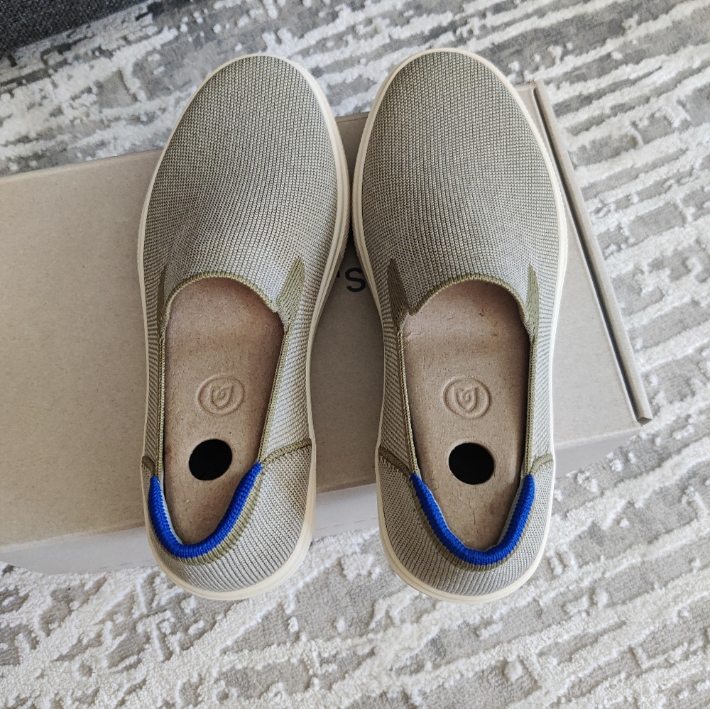 Rothy's City Slip On Sneaker - Olive - Picture 5 of 6